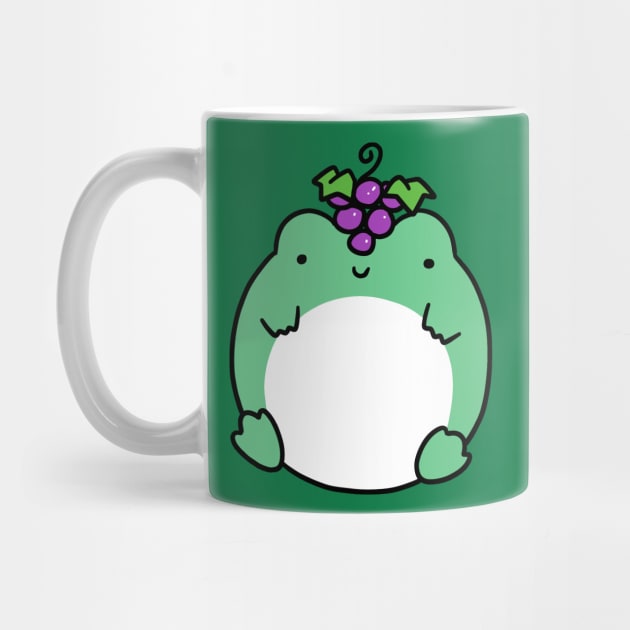 Purple Grapes Frog by saradaboru